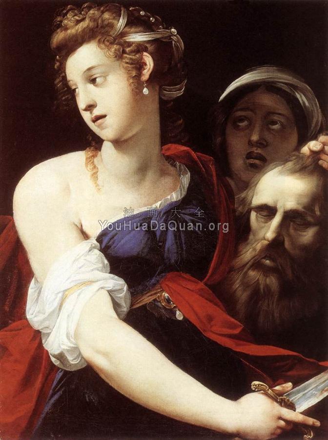 Judith With The Head Of Holofernes - 朱塞佩·塞萨利